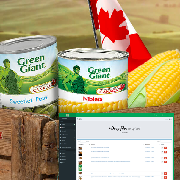 Green Giant CMS Corporate Website Green Giant CMS Corporate Website