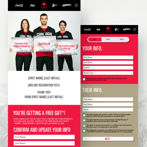 Be Canadian. Be Olympic. Contest Website Be Canadian. Be Olympic. Contest Website